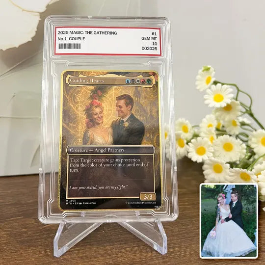 Çiftler İçin Kişiye Özel Tasarım MTG Magic Kartı