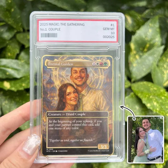 Çiftler İçin Kişiye Özel Tasarım MTG Magic Kartı