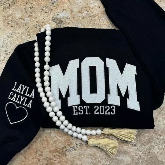 Özelleştirilebilir Simli Anne İçin Sweatshirt