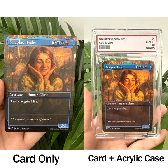Kişiye Özel Anime Karakter MTG Magic Kartı