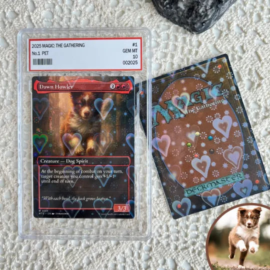 Evcil Hayvanın İçin Kişiye Özel Tasarım MTG Magic Kartı