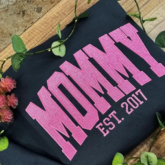 Özelleştirilebilir Simli Anne İçin Sweatshirt