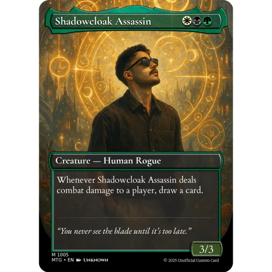 Kişiye Özel Anime Karakter MTG Magic Kartı