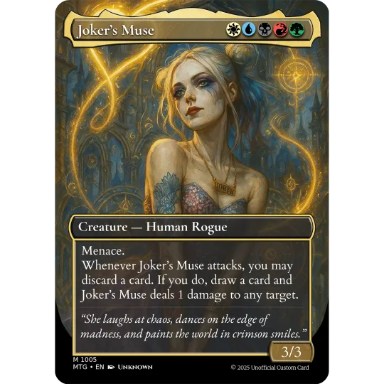 Kişiye Özel Anime Karakter MTG Magic Kartı