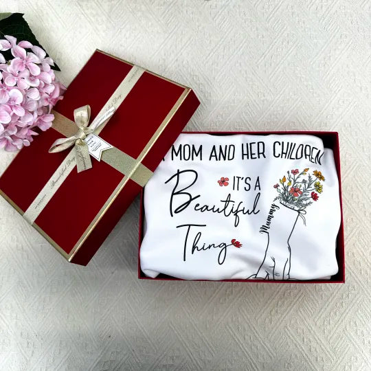 Özelleştirilebilir Anne Ve Çocukları Sweatshirt