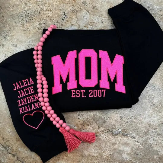 Özelleştirilebilir Simli Anne İçin Sweatshirt
