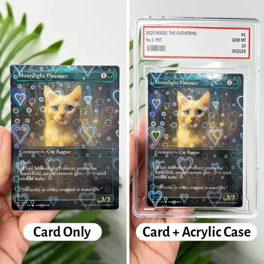 Evcil Hayvanın İçin Kişiye Özel Tasarım MTG Magic Kartı