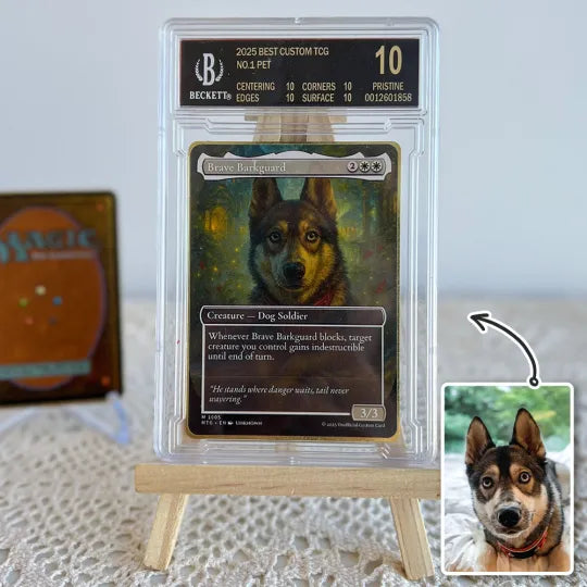 Evcil Hayvanın İçin Kişiye Özel Tasarım MTG Magic Kartı