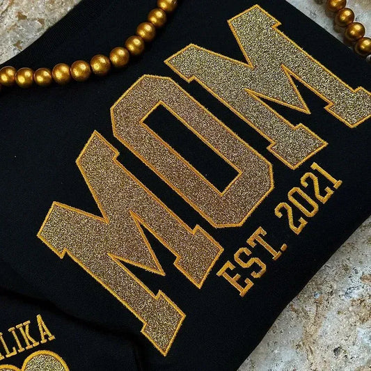 Özelleştirilebilir Simli Anne İçin Sweatshirt