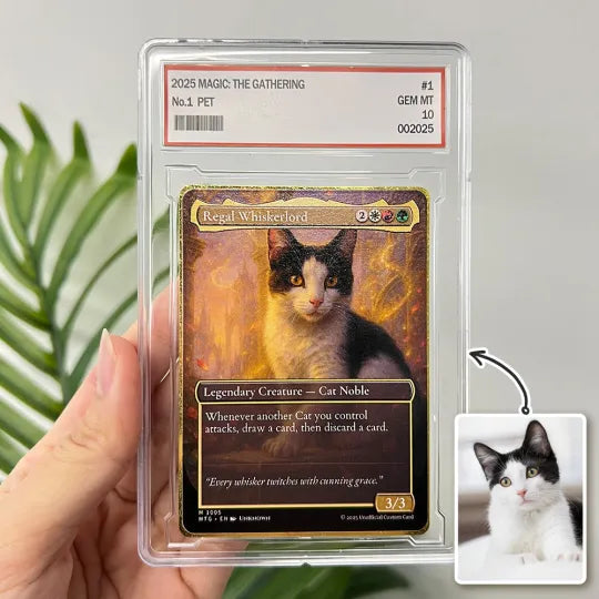 Evcil Hayvanın İçin Kişiye Özel Tasarım MTG Magic Kartı