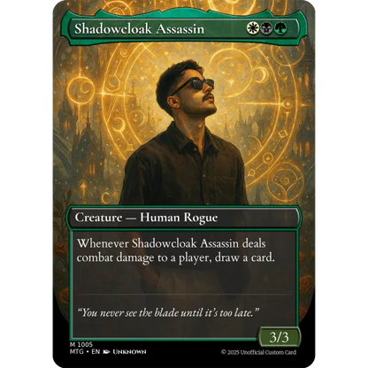 Kişiye Özel Anime Karakter MTG Magic Kartı