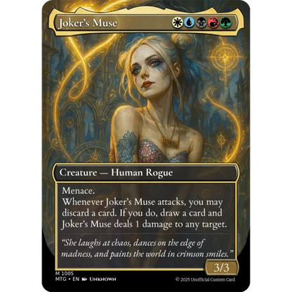 Kişiye Özel Anime Karakter MTG Magic Kartı